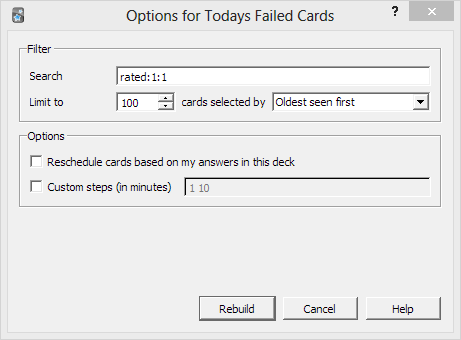 Options for Today's Failed Cards